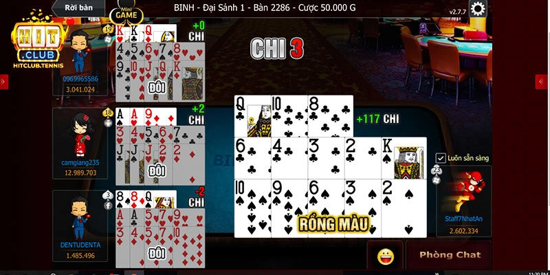 Mậu Binh - Tựa Game Bài Được Yêu Thích Hàng Đầu Tại Hitclub